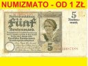 Niemcy 5 Rentenmark Marek 1926 seria M st. 4-5