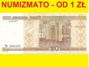 Białoruś 20 rubli 2000,  seria UW, stan 3