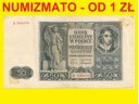 Generalna Gubernia 50 złotych 1941 seria D, st 4