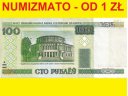 Białoruś 100 rubli 2000,  seria BL, stan 3-4