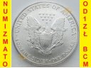 1 oz / uncja One Silver Dollar 2001, stan 1