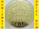 Replika 1 grosz Gdański 1577, SREBRO AG 925 p. AU