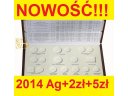 Numizmatyka. Kaseta NUMIZMATO na Monety Ag+Ng 2014