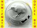 $1 Kiwi Nowa Zelandia 2009 Fabulous Uncja SREBRO
