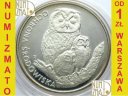 500 zł złotych 1986 Sowa Ochrona Środowiska L/L-