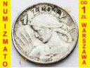 1 zł złoty 1925 z kropką Kobieta i kłosy Żniwiarka
