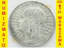 10 zł złotych Głowa kobiety bez znaku 1932 st 2-/3