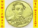 2 zł, złote 1999 Juliusz Słowacki, stan 1-/1