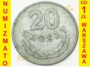 20 gr groszy 1957, stan 3-