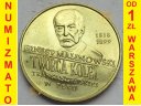 2 zł, złote 1999 Ernest Malinowski Peru, stan 1-