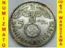 III Rzesza / Niemcy - 5 Marek 1938, Srebro