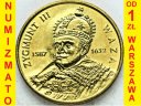 2 zł, złote 1998 Zygmunt III Waza, stan 1-/1