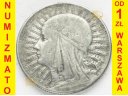 5 zł złotych Głowa kobiety znak ZN 1933 st 2-/3