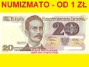 20 zł / złotych 1982, Traugutt, seria U 0, stan 1