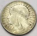 10 zł złotych 1932 Głowa kobiety, Polonia SREBRO