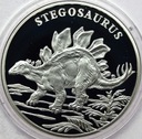 Dinosauria Stegosaurus Stegozaur SREBRO Ag 925