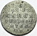 2 grosze srebrne 1766 (półzłotek)