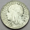 5 zł złotych 1933 Głowa kobiety, Polonia SREBRO