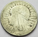 5 zł złotych 1934 Głowa kobiety, Polonia SREBRO