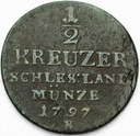Niemcy 1/2 Kreuzer 1797 Friedrich Wilhelm II