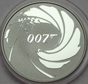Tuvalu 1 dolar 2020 James Bond 007 SREBRO UNCJA