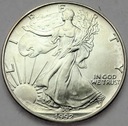 USA 1 dolar 1992 oz uncja One Silver Dollar SREBRO