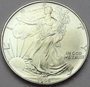 USA 1 dolar 1995 oz uncja One Silver Dollar SREBRO