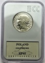 5 zł złotych 1933 Głowa kobiety, Polonia SREBRO