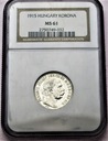 Węgry 1 Korona 1915 NGC MS 61