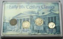USA 4 x monety Indianin Liberty Buffalo Mercury