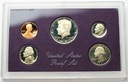 USA Zestaw od 1 centa do 1/2 dolara 1987 LUSTRZANE