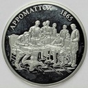 USA Medal Appomattox 1865 Civil War SREBRO 999