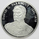 USA Medal David Farragut Civil War SREBRO 999