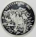 USA Medal Gettysburg 1863 Civil War SREBRO 999