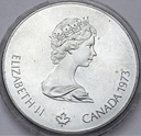 Kanada 5 Dolarów SREBRO 1973 Montreal