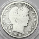 USA 1/2 Dolara 1908 Barbera