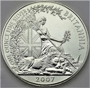 Anglia 2 Funty 2007 Britannia SREBRO UNCJA