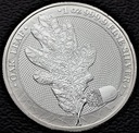 Germania 5 Mark 2019 Liść Klony SREBRO UNCJA