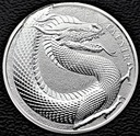 Germania 5 Mark 2020 Beasts Fafnir SREBRO UNCJA