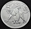Niue 2 dolary 2019 Ryczący Lew SREBRO UNCJA