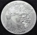 Rwanda 50 Mirongo 2013 Gepard SREBRO UNCJA