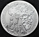 Rwanda 50 Mirongo 2016 Surykatka SREBRO UNCJA 999