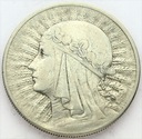 10 zł złotych 1932 Głowa kobiety, babka SREBRO (2)
