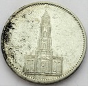 Niemcy 5 Marek, Mark 1935, Wieża, Kościół, SREBRO