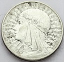 10 zł złotych 1932 Głowa kobiety, babka SREBRO (2)
