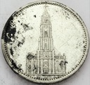 Niemcy 5 Marek, Mark 1934, Wieża, Kościół, SREBRO