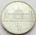 Niemcy 5 Marek, Mark 1971, Dem Deutschen Volke