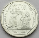 Niemcy 10 Marek 2000 SREBRO Karol Wielki