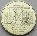 Niemcy 10 Marek SREBRO 1995 Wilhelm Roentgen