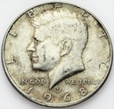 USA 1/2 Dolara Half Dollar 1968 Kennedy
